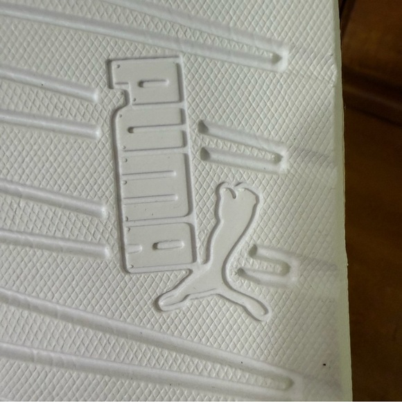 New Puma rainbow slides youth size 1 sandals white sole unisex shoe - Picture 8 of 11